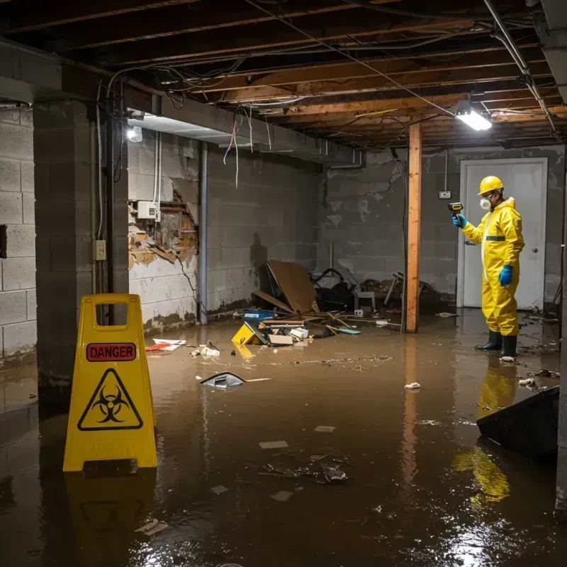 Flooded Basement Electrical Hazard in West Lake Sammamish, WA Property